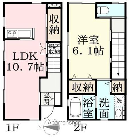 SCHONESHIM(1LDK/1階)の間取り写真