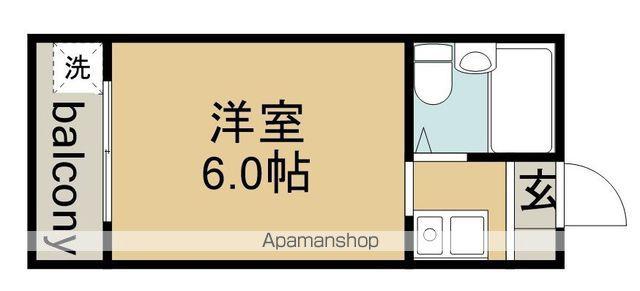 ベルトピア一宮(1K/2階)の間取り写真