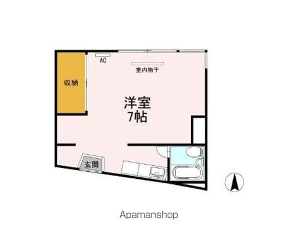 メゾンエル(1K/3階)の間取り写真