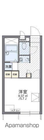 レオパレスジェイ新福(1K/1階)の間取り写真