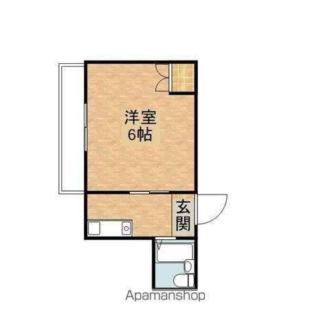 クリアコーポラス(ワンルーム/3階)の間取り写真