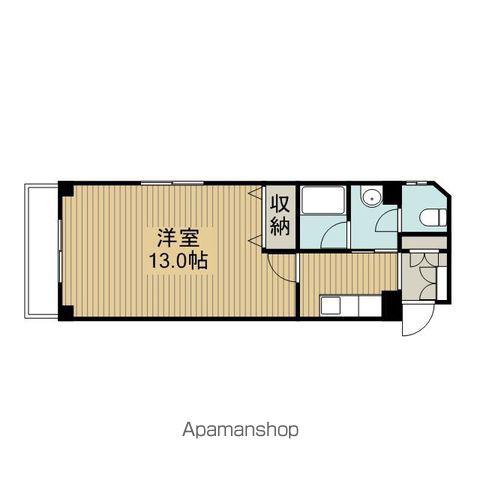 クレドール(1K/5階)の間取り写真