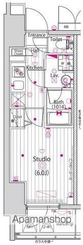 ガーラ横濱関内グランドステージ(1K/3階)の間取り写真