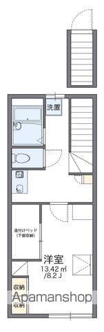 レオパレスセドナ 西福島(1K/2階)の間取り写真