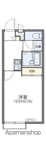 レオパレス9街区(1K/2階)の間取り写真