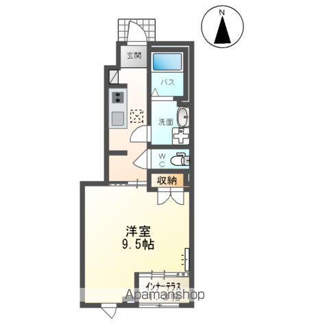 山形市南原町1丁目アパート(1K/1階)の間取り写真