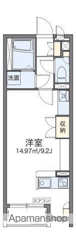 レオネクストダンデリオン東中央(ワンルーム/2階)の間取り写真