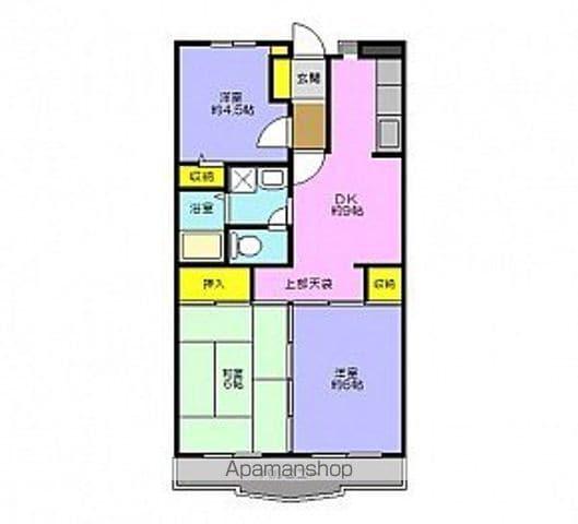 キャピオーレ(3DK/2階)の間取り写真