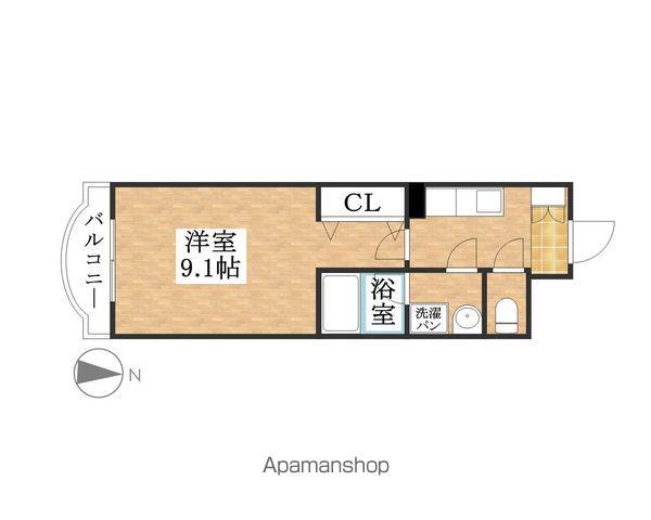 メゾンSK(1K/2階)の間取り写真