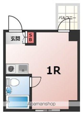 アスプロパラティ5(ワンルーム/2階)の間取り写真