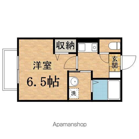 サンハイム(1K/1階)の間取り写真