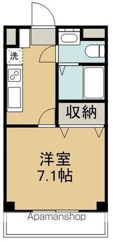 フェアシティ浦安(1K/3階)の間取り写真