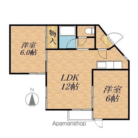 セーフティーハイムポプラ(2LDK/3階)の間取り写真