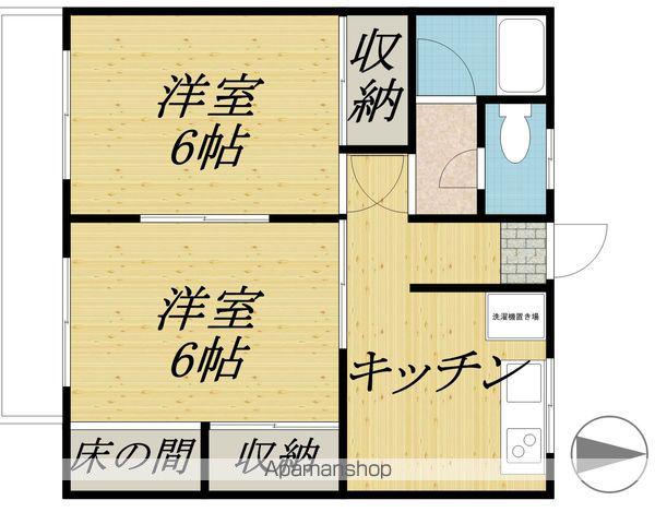 グリーンハイムマルサン(2K/1階)の間取り写真