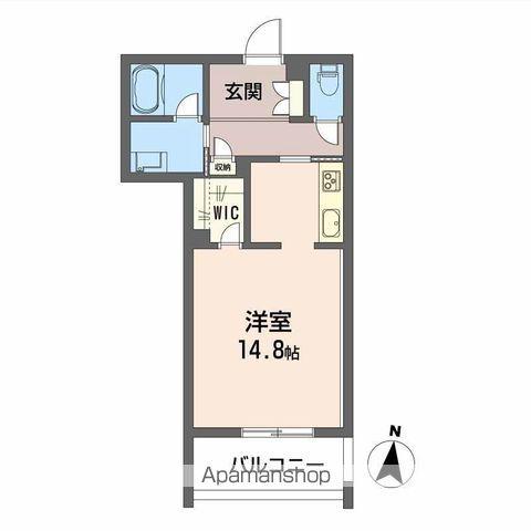 ルポ マノワール(ワンルーム/3階)の間取り写真