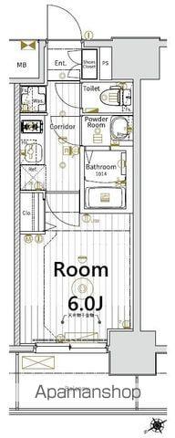 メイクスアート新栄Ⅲ(1K/9階)の間取り写真