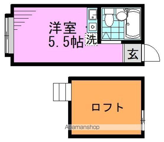 ライフピアエスプリ(ワンルーム/2階)の間取り写真