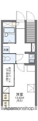 レオパレスさくらんぼ館(1K/1階)の間取り写真