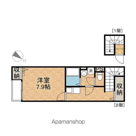レオネクストYOSHIE(1K/2階)の間取り写真