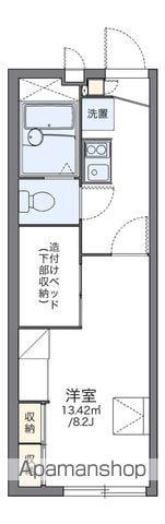 レオパレス大谷地(1K/2階)の間取り写真