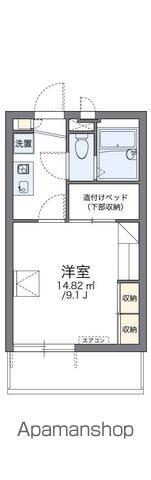 レオパレスシリウス(1K/2階)の間取り写真