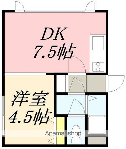 コートアベニュー902(1DK/1階)の間取り写真