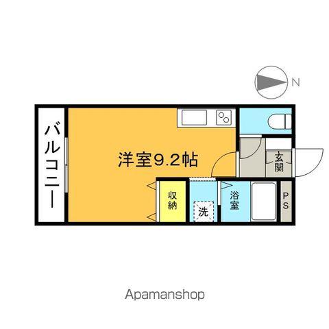 リヴィエールナワ(ワンルーム/2階)の間取り写真