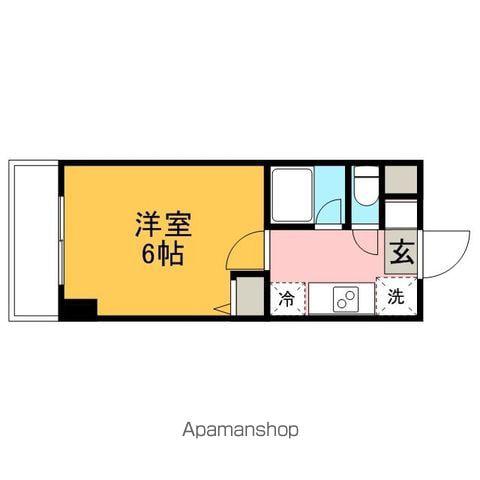 RIDGE堀田(1K/7階)の間取り写真