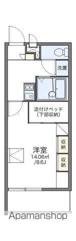レオパレスクレール(1K/3階)の間取り写真