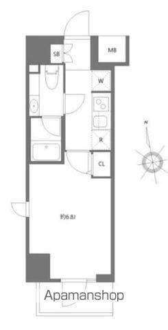エヌステージジェイアール新白岡駅前(1K/9階)の間取り写真