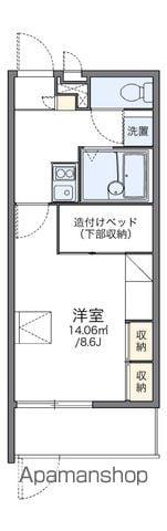 レオパレス福丸Ⅱ(1K/1階)の間取り写真