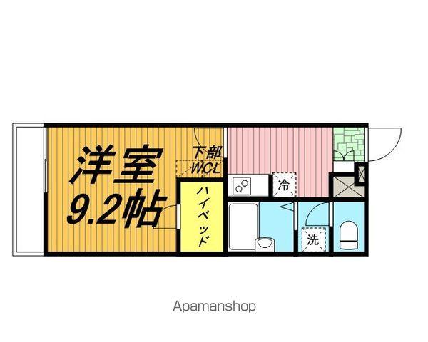 レオパレスソレイユ柏Ⅰ(1K/2階)の間取り写真