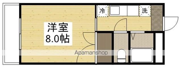 サンパレス怒田Ⅰ(1K/1階)の間取り写真