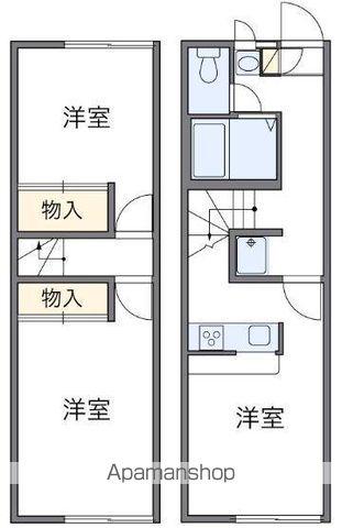 レオパレスMILLENIUM(2DK/1階)の間取り写真
