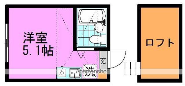 マイプラン高円寺南Ⅰ(ワンルーム/2階)の間取り写真