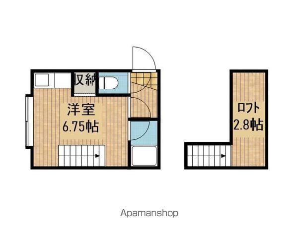 エクセレント2(ワンルーム/3階)の間取り写真