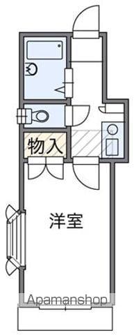 稗田町Aレジデンス(1K/2階)の間取り写真