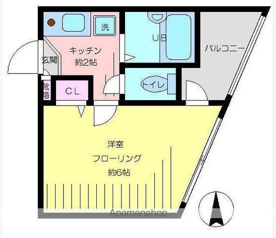 リュシード豊玉(1K/3階)の間取り写真