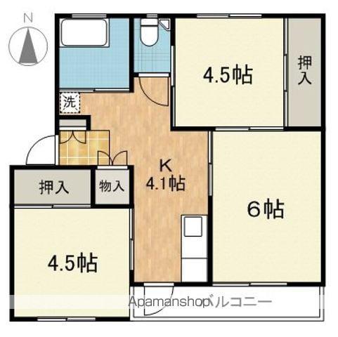 ヒルトップ長野(3K/3階)の間取り写真