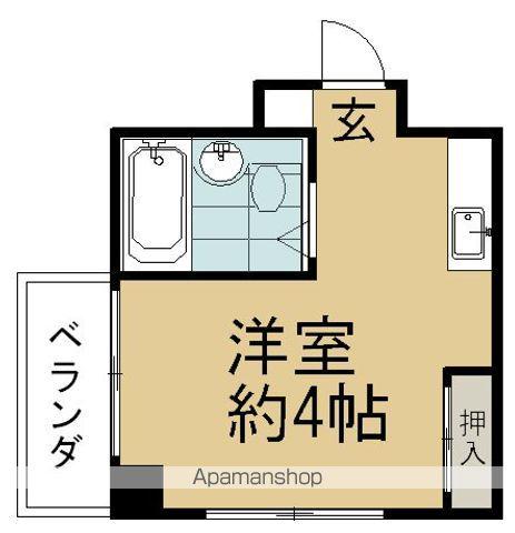 山本ガスビル(1K/5階)の間取り写真