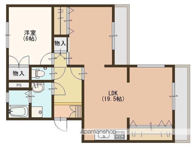 ワイズマンション栗東(1LDK/1階)の間取り写真