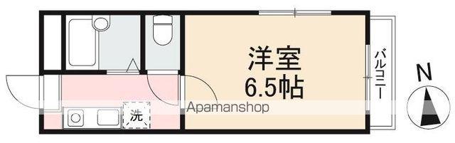 エクセルコートⅡ(1K/2階)の間取り写真