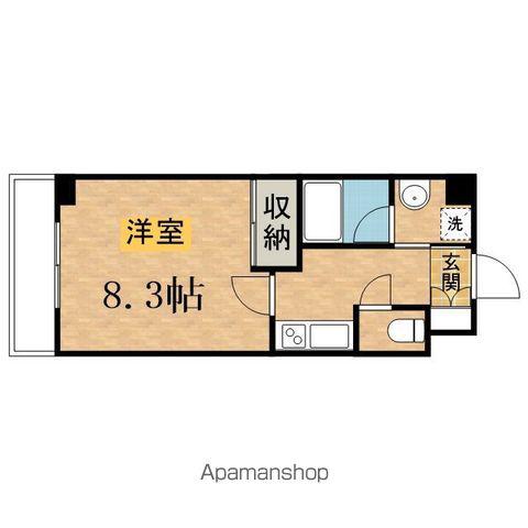 ローエングリン(1K/3階)の間取り写真