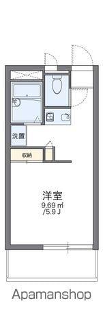 レオパレスアネックス壱番館(1K/3階)の間取り写真
