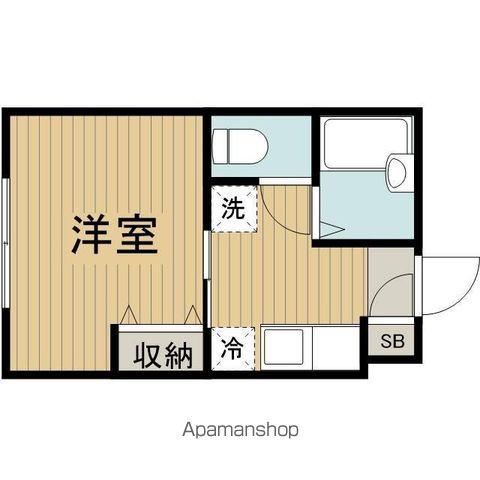 グレースマスダ(1K/1階)の間取り写真