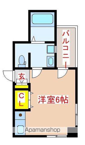 セイントプシュケタワー(ワンルーム/7階)の間取り写真