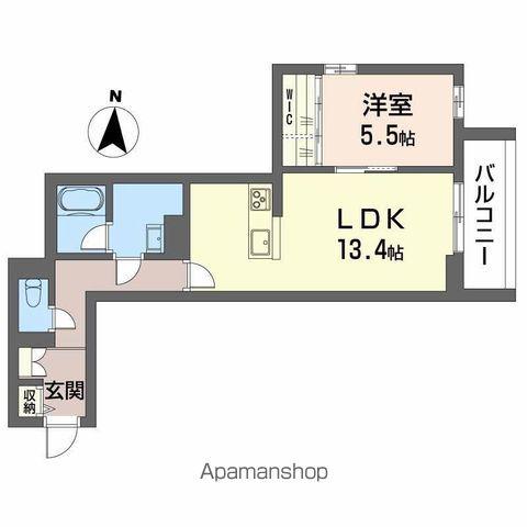 ラ カンタービレ(1LDK/2階)の間取り写真