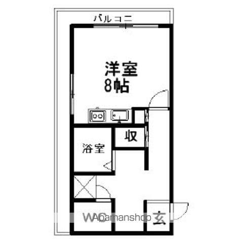 リバティプラザ本町(1K/7階)の間取り写真