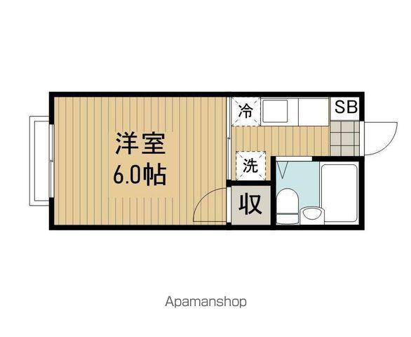 カーサ・ドマーニ(1K/2階)の間取り写真