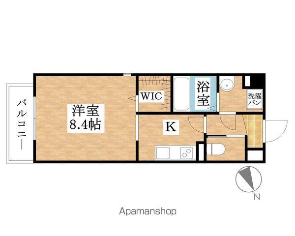 カーサ・タチバナ(1K/2階)の間取り写真